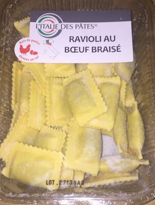 Ravioli au bœuf braisé