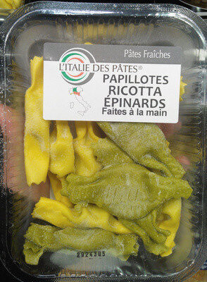 Papillotes Ricotta épinards