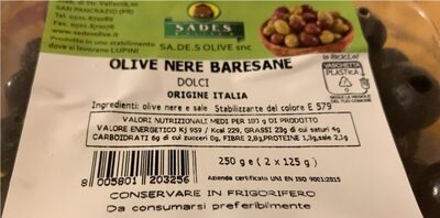 Olive nere baresane