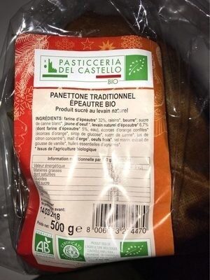 Panettone - Traditionnel Épeautre