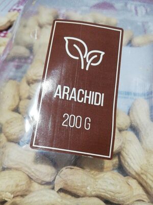 Arachidi in guscio tostate