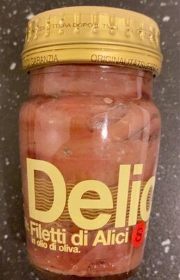 Filetti di alici in olio di oliva