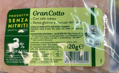 Gran cotto  snello