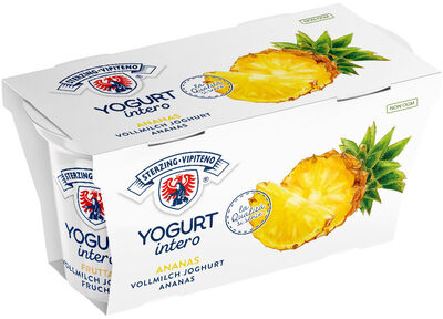 Yogurt intero - 125g x 2 - Gusto ananas