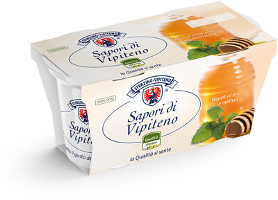 Yogurt intero Sapori di Vipiteno - 125g x 2 - Gusto miele e melissa