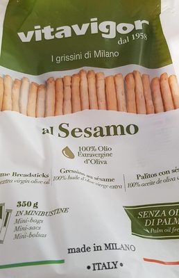 Grissini Sesamo 6X350G Vita Vigor