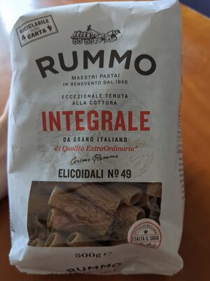 Pasta integrale, Elicoidali N.49