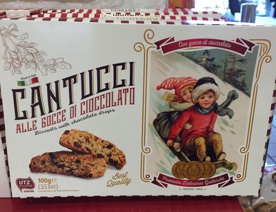 Cantucci alle gocce di cioccolato