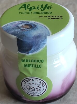 Alpiyò yogurt biologico con confettura extra di mirtillo