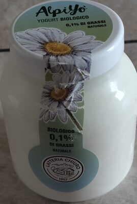 Alpiyò Yogurt biologico 0,1 % di grassi naturale