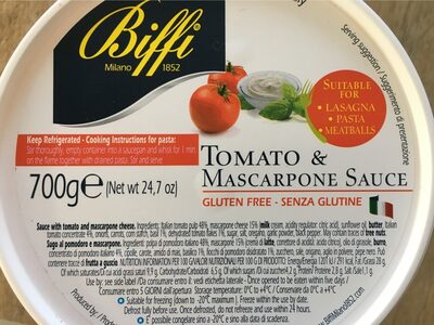 Tomato & Mascapone sauce