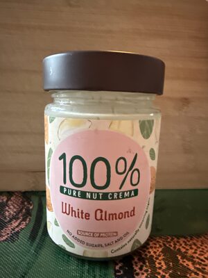 100% white almond