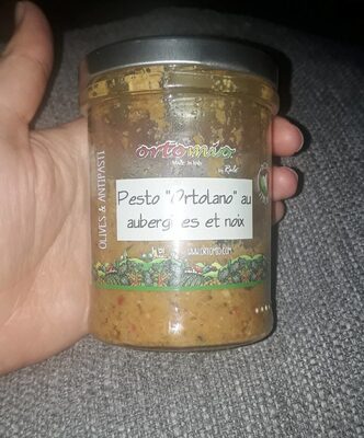 Pesto ortolano aux aubergines et noix