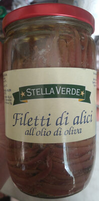 Filetti di alici all'olio di oliva