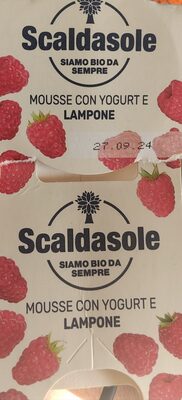 Mousse con yogurt e lampone
