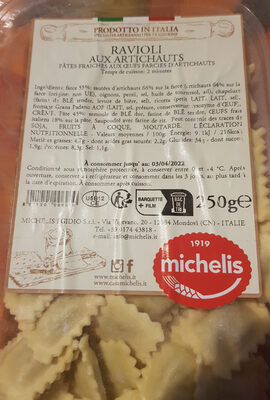 Raviolis aux artichauts