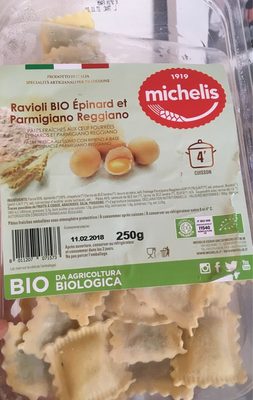Ravioli bio epinard et parmigiano reggiano