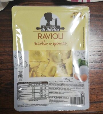 Ravioli ricotta e spinaci