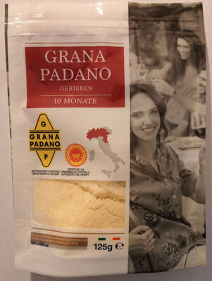 Grana Padano, gerieben, 10 Monate
