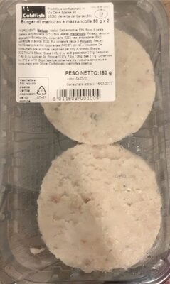 Burger di merluzzo e mazzancolle