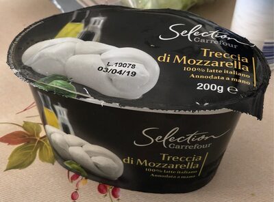 Treccia di mozzarella