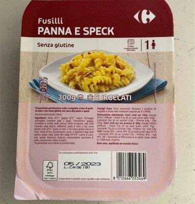 Fusilli panna e speck