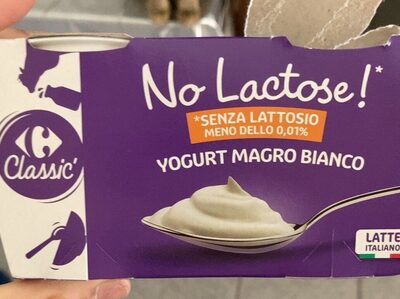 Yogurt magro bianco - Senza lattosio