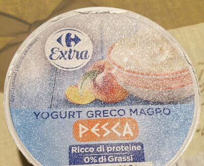 Yogurt greco magro pesca