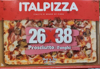 Pizza 26x38 jambon & champignons