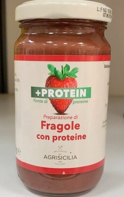 Preparazione di fragola con proteine