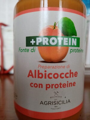 Albicocche con proteine