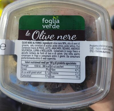 Le olive nere