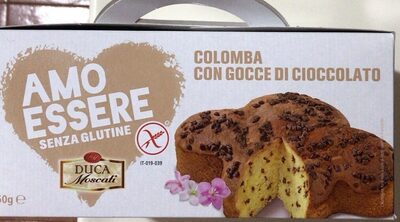 Colomba con gocce di cioccalato
