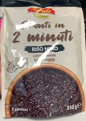Pronti in due minuti Riso nero