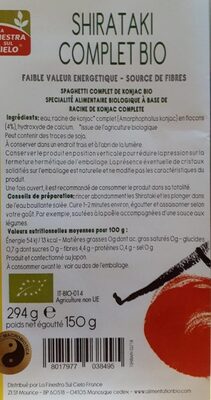 Spaghetti Complet de Konjac BIO - Shirataki