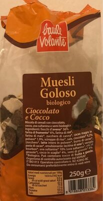 Muesli Goloso Cioccolato e coco