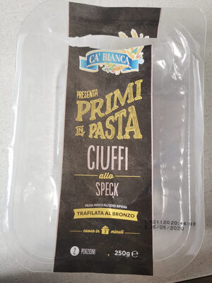 Pasta Ciuffi allo Speck