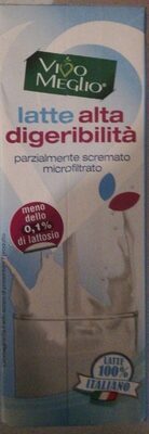 Latte parzialmente scremato microfiltrato