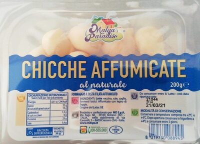 Chicche affumicato al naturale