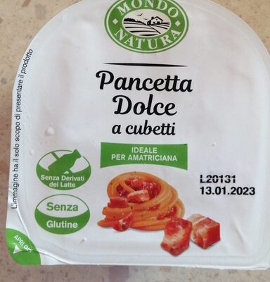 Cubetti di pancetta dolce