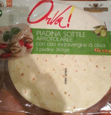 Piadina sottile arrotolabile