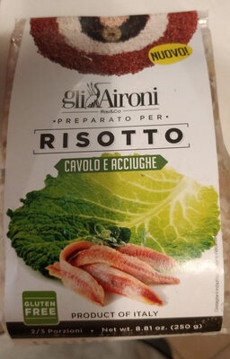 Risotto cavolo e acciuche