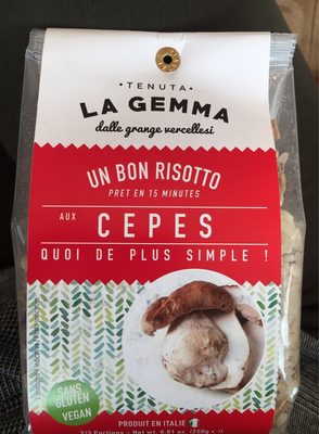 Risotto au cepes