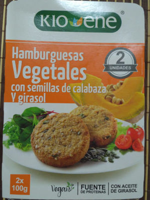 Hamburguesas Vegetales con semillas de calabaza y girasol