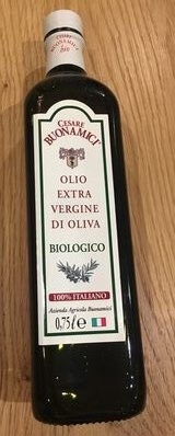 olio extra vergine di oliva biologico italiano