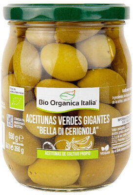 Aceitunas verdes gigantes