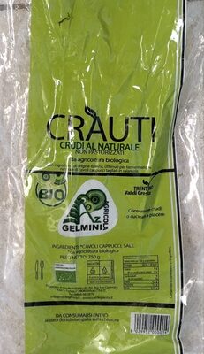 Crauti crudi al naturale