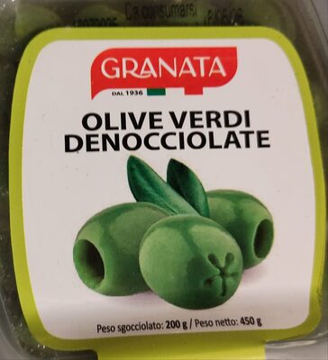 Olive verdi denocciolate