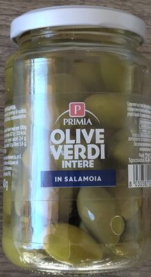 Olive verdi intere in salamoia