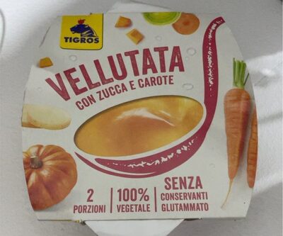 Vellutata con zucche e carote